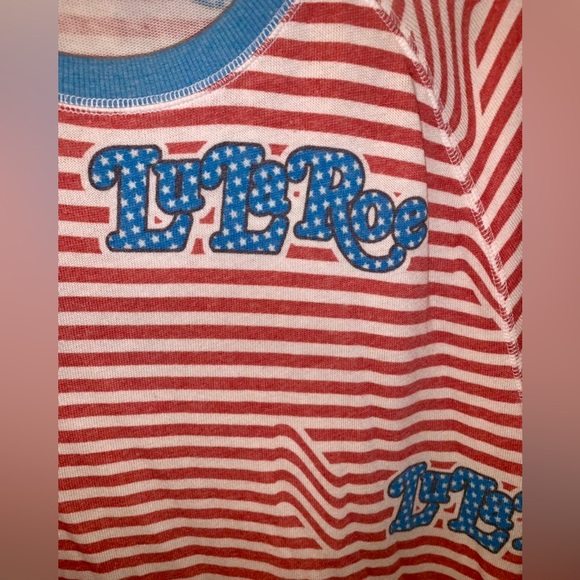 LuLaRoe 3xl American Dreams Jane Top - Picture 2 of 4